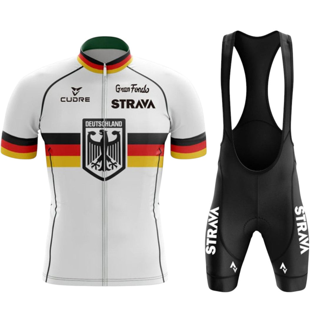 AKTIVABENTEUER™ DEUTSCHLAND STRAVA Team Radsport-Set | Leicht, Atmungsaktiv & Leistungsstark