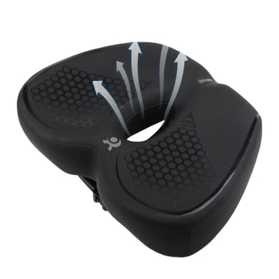 AKTIVABENTEUER™ Fahrradsattel ComfortPro | Extra Breit, Stoßdämpfend & Belüftet