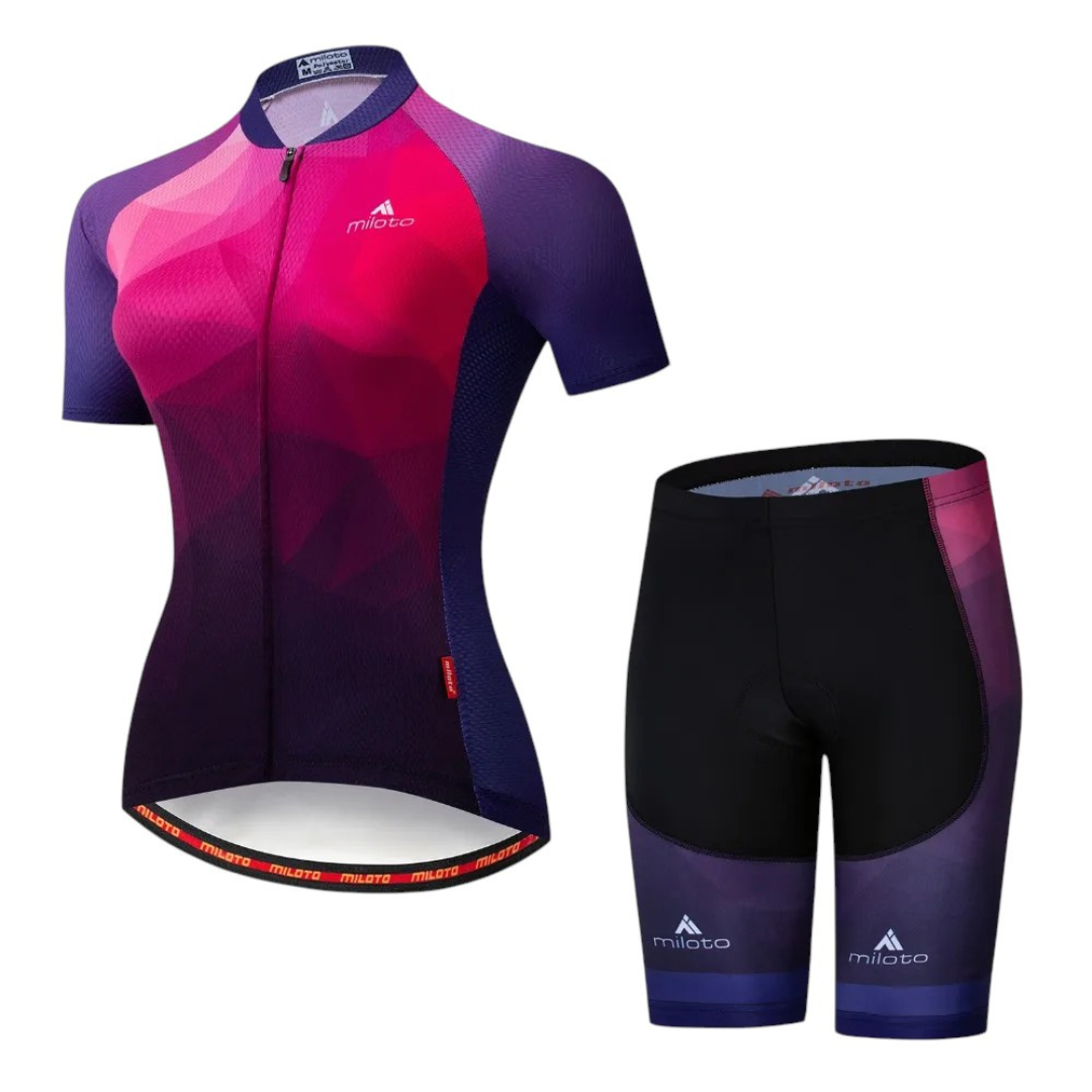 AKTIVABENTEUER™ MILOTO Damen Radsport-Set | Komfortabel, Atmungsaktiv & Leistungsorientiert