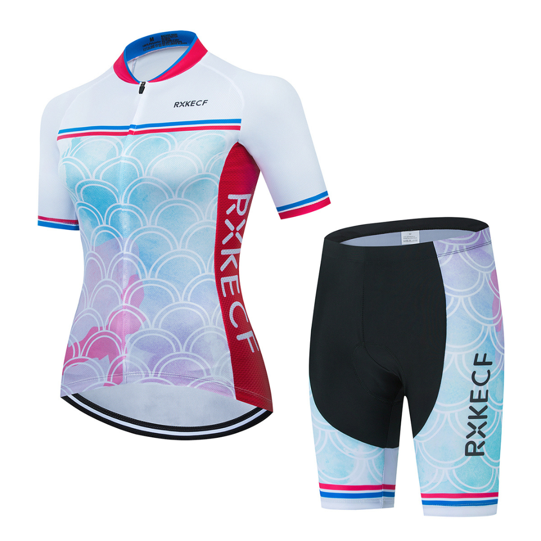 AKTIVABENTEUER™ RXKECF PRO Damen Radsportbekleidungs-Set | Atmungsaktiv, Schnelltrocknend & Ultra-Elastisch