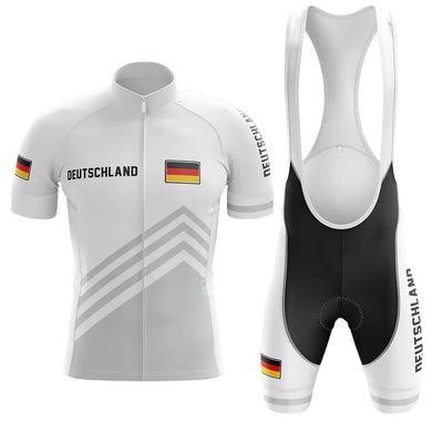AKTIVABENTEUER™ DEUTSCHLAND PRO Team Radsport-Set | Gel-Polster, UV-Schutz & Schnelltrocknendes Lycra