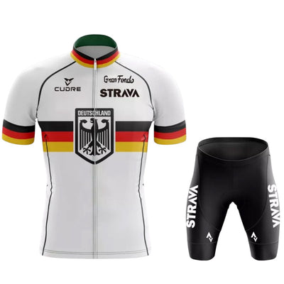AKTIVABENTEUER™ DEUTSCHLAND STRAVA Team Radsport-Set | Leicht, Atmungsaktiv & Leistungsstark