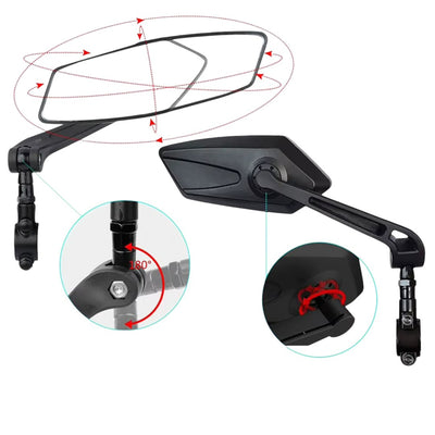 AKTIVABENTEUER™ Fahrradspiegel | 360° drehbar mit Sicherheitsdesign 1+1 GRATIS