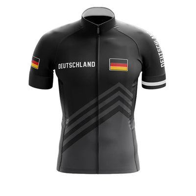 AKTIVABENTEUER™ DEUTSCHLAND PRO Team Radsport-Set | Gel-Polster, UV-Schutz & Schnelltrocknendes Lycra