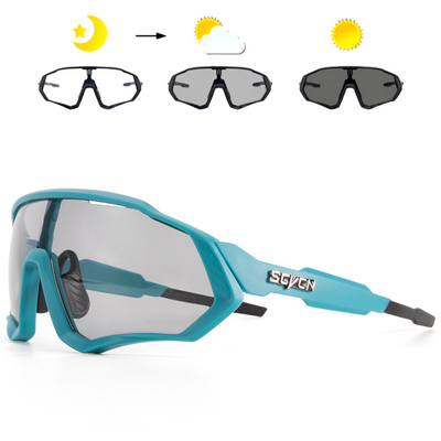 AKTIVABENTEUER™ SCVCN Photochrome Fahrradbrille | UV400 Schutz & Automatisch Tönend