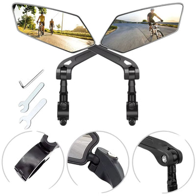 AKTIVABENTEUER™ Fahrradspiegel | 360° drehbar mit Sicherheitsdesign 1+1 GRATIS