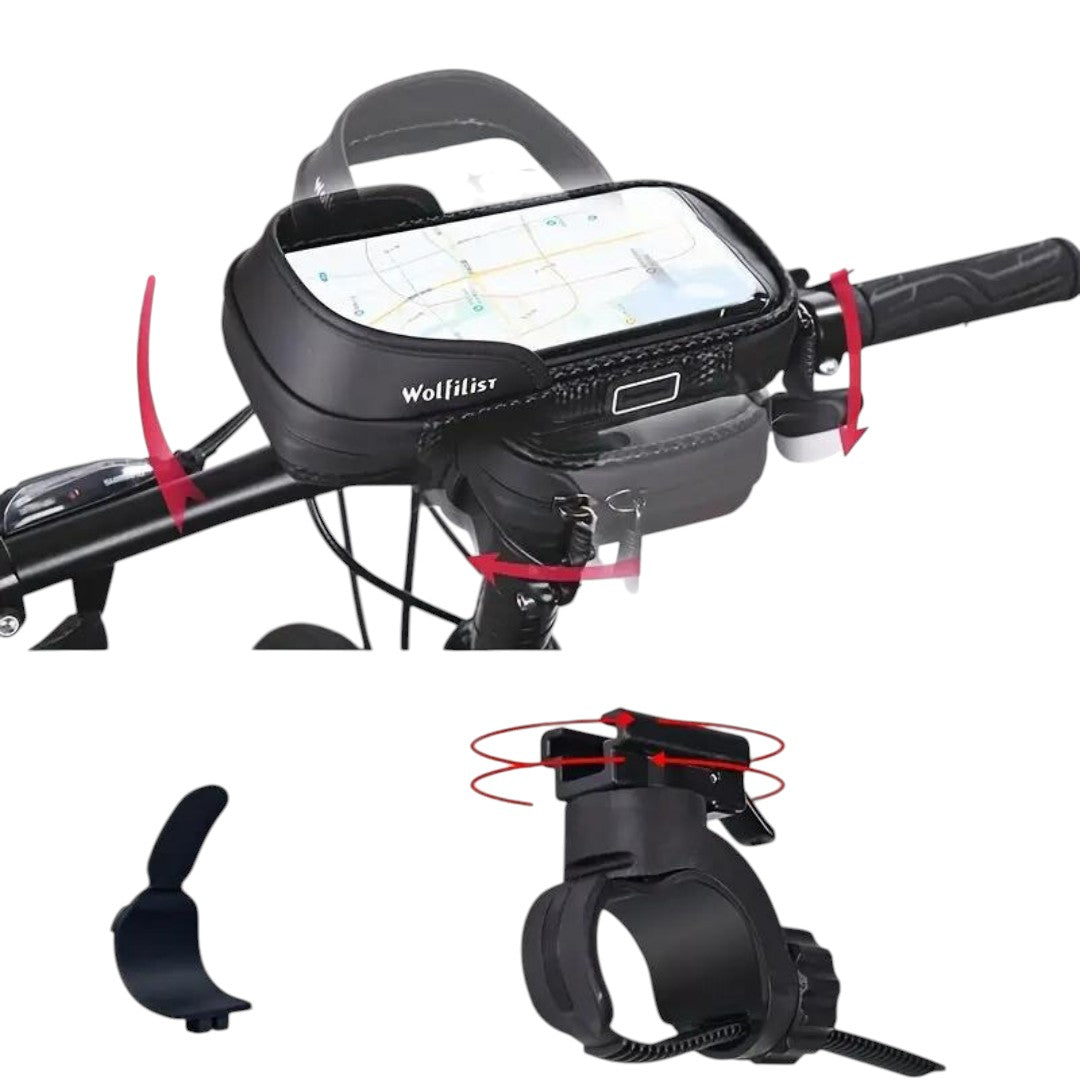 AKTIVABENTEUER™ Handyhalterung Fahrrad | Wasserdicht & 360° drehbar