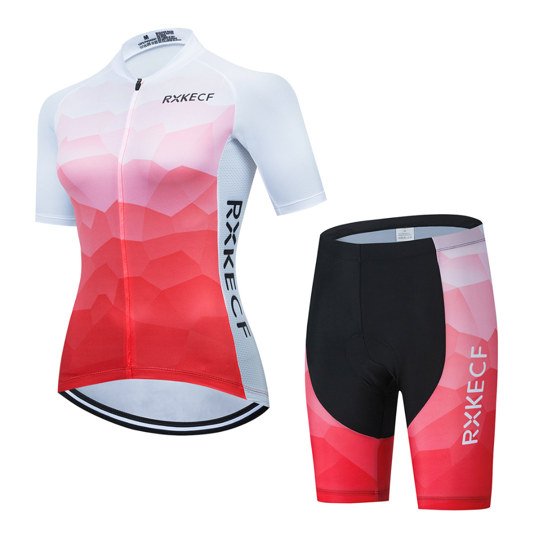 AKTIVABENTEUER™ RXKECF PRO Damen Radsportbekleidungs-Set | Atmungsaktiv, Schnelltrocknend & Ultra-Elastisch