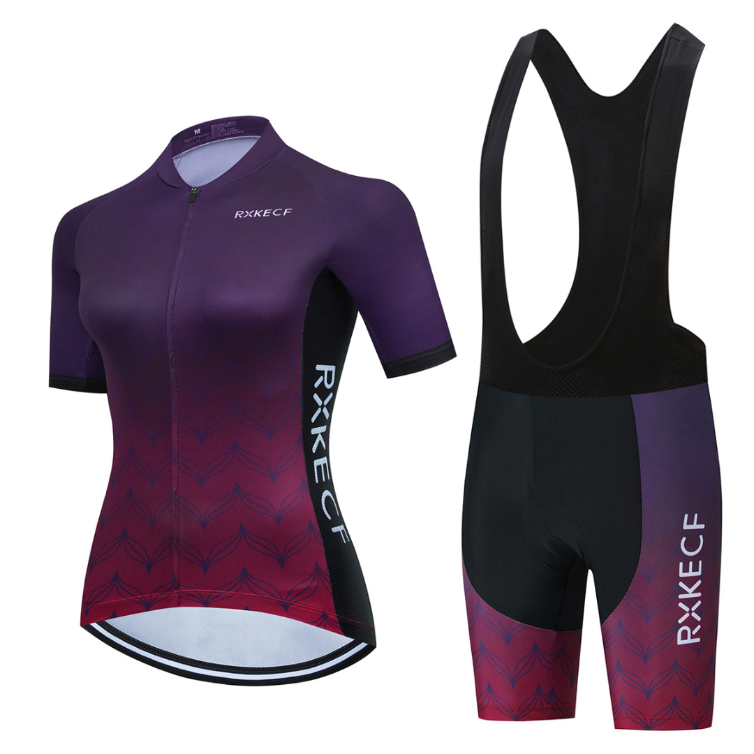 AKTIVABENTEUER™ RXKECF PRO Damen Radsportbekleidungs-Set | Atmungsaktiv, Schnelltrocknend & Ultra-Elastisch