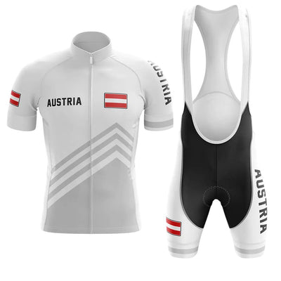 AKTIVABENTEUER™ ÖSTERREICH PRO Team Radsport-Set | Gel-Polster, UV-Schutz & Schnelltrocknendes Lycra